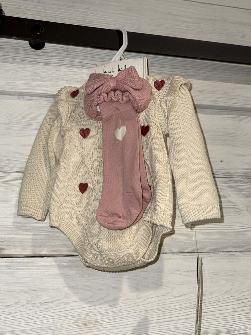 Nicole Miller New York 3PC Sweater Knit Bubble Set